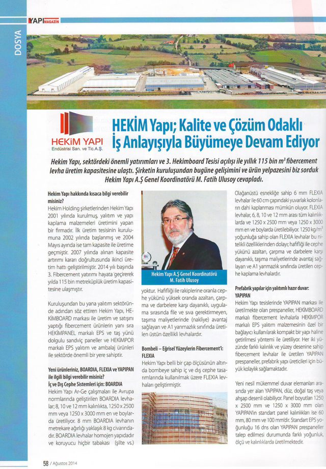 Yapı Magazin Magazine