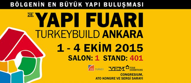 We are at the 28th Ankara Structure Fair
