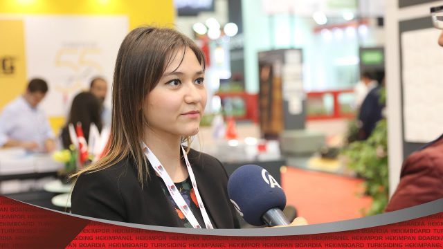 41th İstanbul Construction Fair Özge Hekim Interview