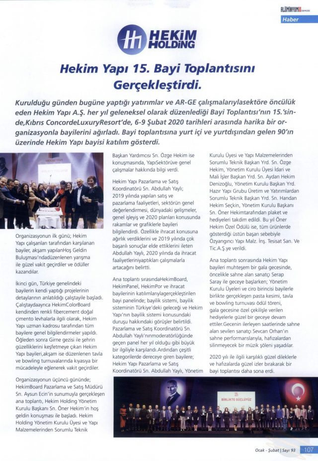 Alüminyum Yapı Magazine