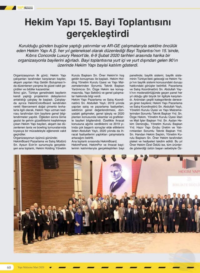 Yapı Malzeme Magazine