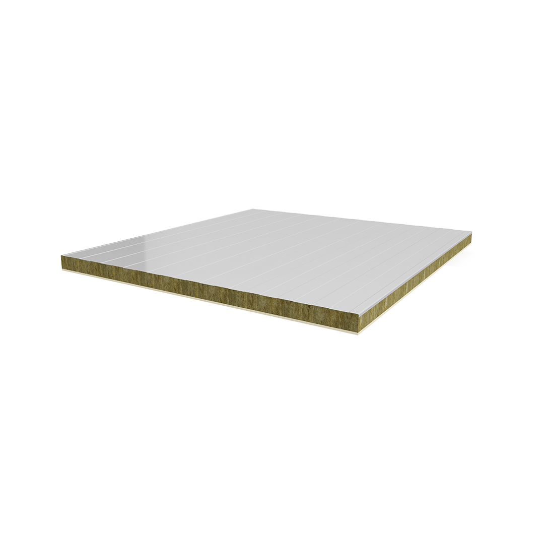 H Type Metal Sheet-Rock Wool-Fibercement Panel