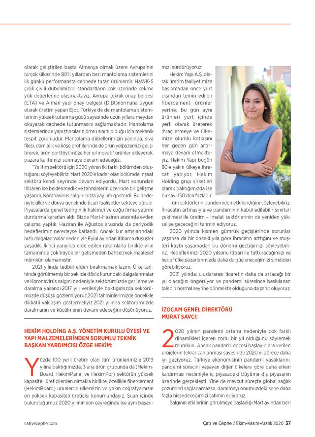 Çatı Cephe Magazine